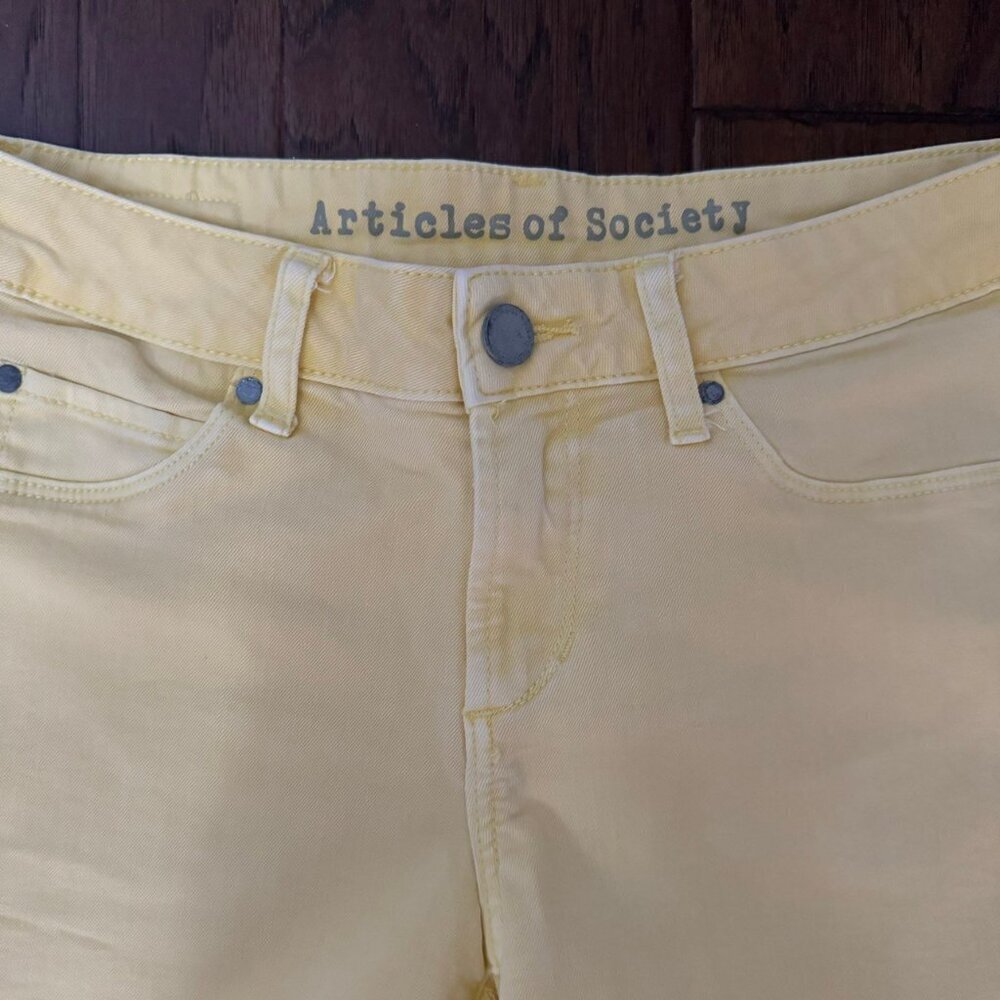 😎Articles of Society Women's Low-Rise Denim Mini-Shorts - Size 25 - Picture 4 of 7